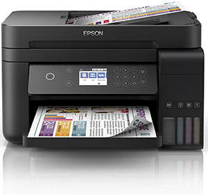 Epson EcoTank ET-3750 inkjet printer showcasing refillable tanks and eco-friendly printing features.