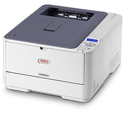 Oki C530DN color laser printer with high print speed and duplex capability