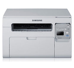 Samsung SCX-3400 monochrome laser printer with multifunctionality for printing, copying, and scanning.