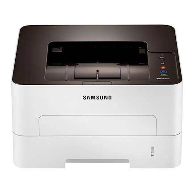 Samsung Xpress M2625 monochrome laser printer with high-speed printing and efficient design, offering sharp prints and versatile paper handling.