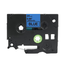 Brother TZe-551 24mm bleu laminated compatible label tape for P-Touch printers.