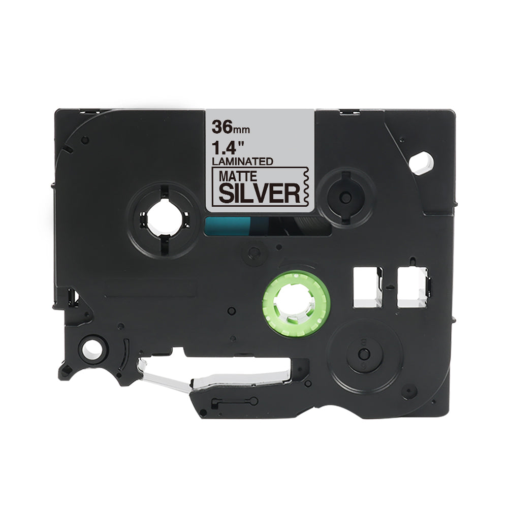 Brother TZe-M961 ruban d'écriture mat argenté compatible 36mm pour imprimante P-Touch