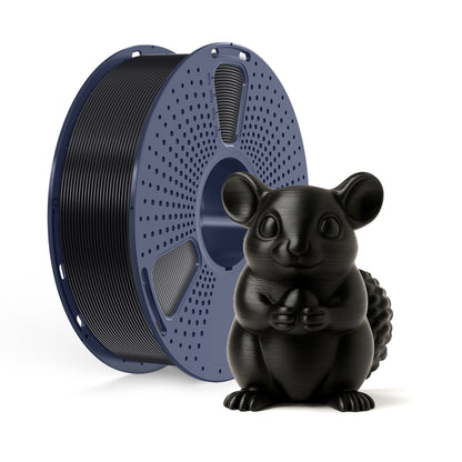Inkolor TPU95A Schwarz Filament 1.75mm 1Kg 3D-Druck Filament with printed squirrel figure