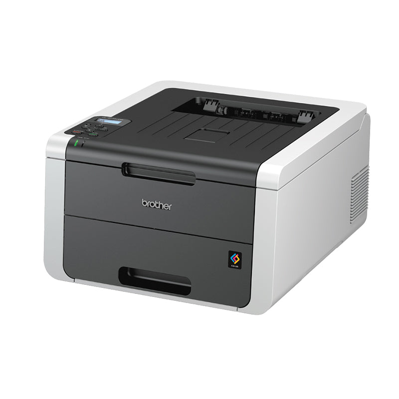 Brother HL-3170CW compact color laser printer for home or small office with wireless printing, 23ppm speed, and 600x2400 dpi resolution.
