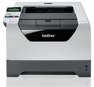 Brother HL-5380DN monochrome laser printer with high-speed duplex printing and 1200 dpi resolution, ideal for office use.