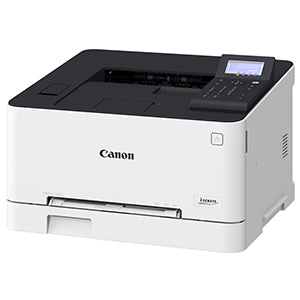 Compact Canon I-Sensys LBP-631CW color laser printer, ideal for small to medium offices, offering high-speed, reliable printing.