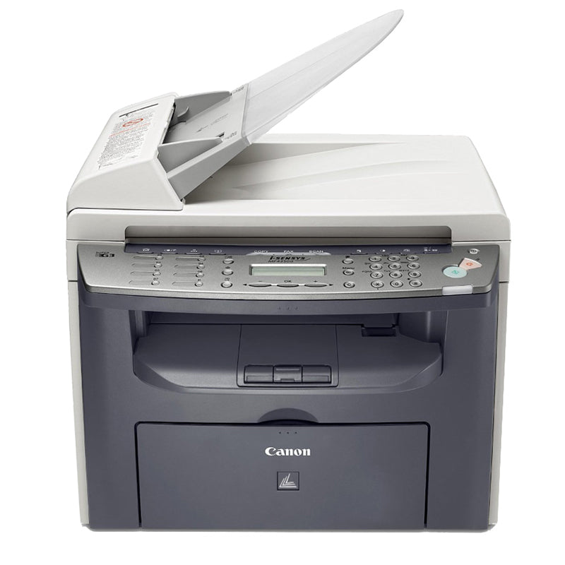 Canon i-SENSYS MF-4150 multifunction printer with ADF, ideal for printing, copying, scanning, and faxing in small offices or homes.