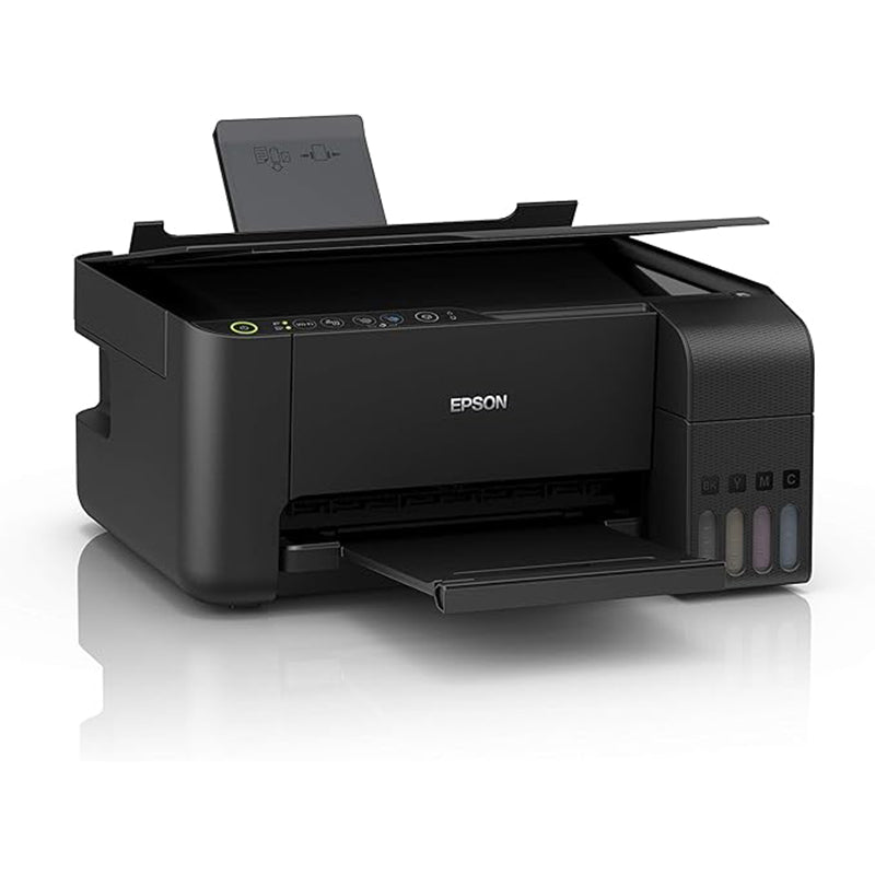 Epson EcoTank ET-2714 inkjet printer with refillable ink tank system, offering wireless printing and high resolution.