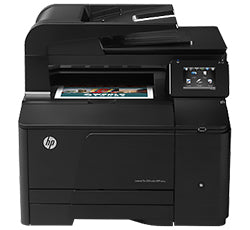 HP LaserJet Pro 200 MFP M276 multifunction color laser printer, ideal for small offices, with printing, copying, scanning, and faxing features.