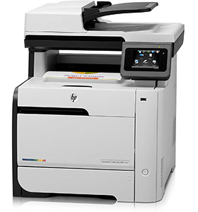 HP LaserJet Pro 400 color M475DN printer for small to medium offices with duplex printing and 20 ppm speed.