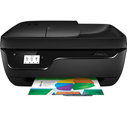 HP OfficeJet 3831 All-in-One Printer with printed color page