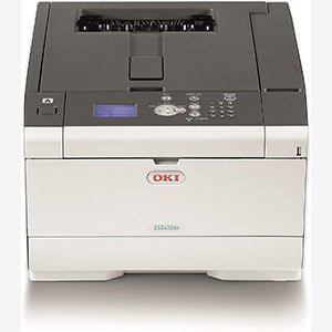 Oki ES5432dn color laser printer with high-speed printing and duplex capabilities for office use.