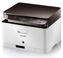 Samsung CLX-3305 color laser multifunction printer with print, copy, and scan capabilities.