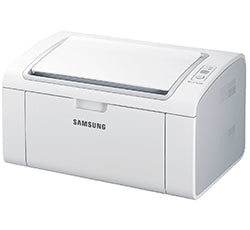 Samsung ML-2165W compact monochrome laser printer, ideal for small offices with wireless printing and 20 pages per minute speed.