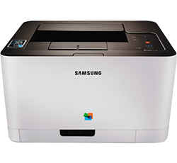 Samsung Xpress C410W Farblaserdrucker mit NFC und Wi-Fi Direct, kompakt und ideal für kabelloses Drucken von mobilen Geräten.