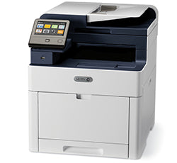 Xerox WorkCentre 6515DNI multifunction color laser printer with touchscreen panel.