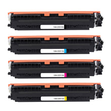 Multipack di toner HP 126A compatibili (CE310A + CE311A + CE312A + CE313A)