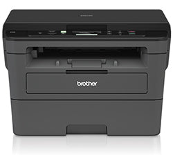 Brother DCP-L2530DW monochrome laser printer with scan and copy features for home office use.