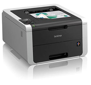 Brother HL-3150CW compact color laser printer with high speed and wireless connectivity.