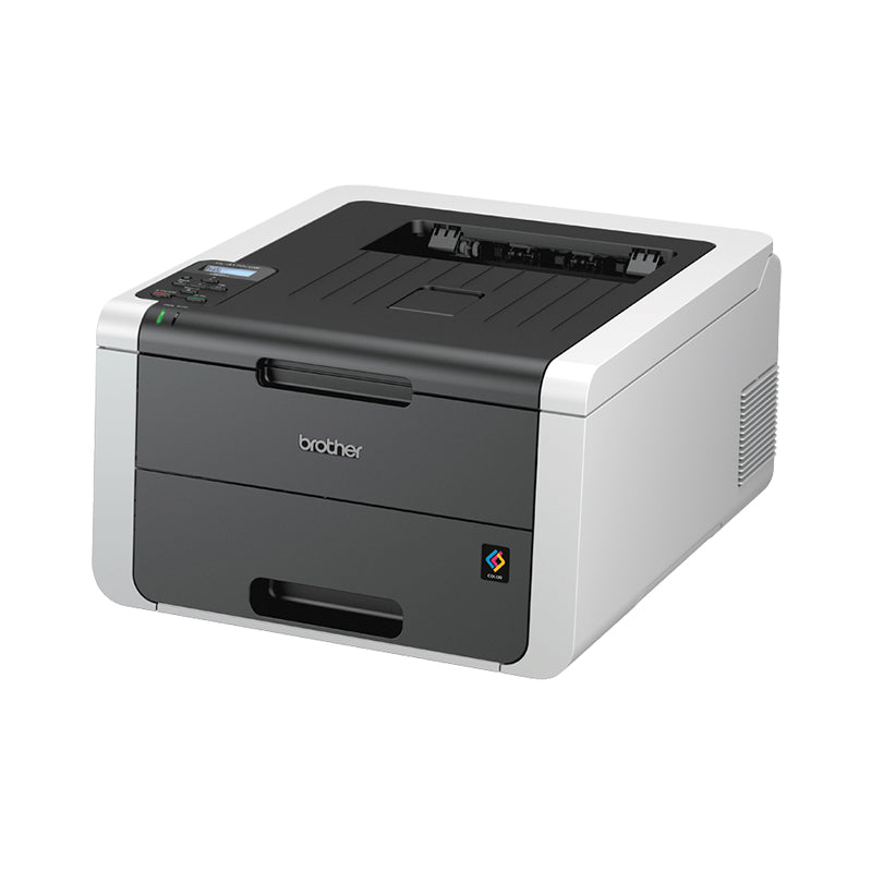 Brother HL-3170CDW compact color laser printer with high-speed printing, featuring automatic duplex and 600x2400 dpi resolution.