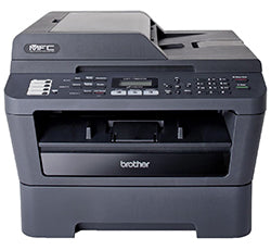 Brother MFC-7860DW monochrome laser printer with multifunction capabilities for printing, copying, scanning, and faxing.