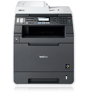 Brother MFC-9465CDN multifunction color laser printer with fax, scan, and copy functionality.
