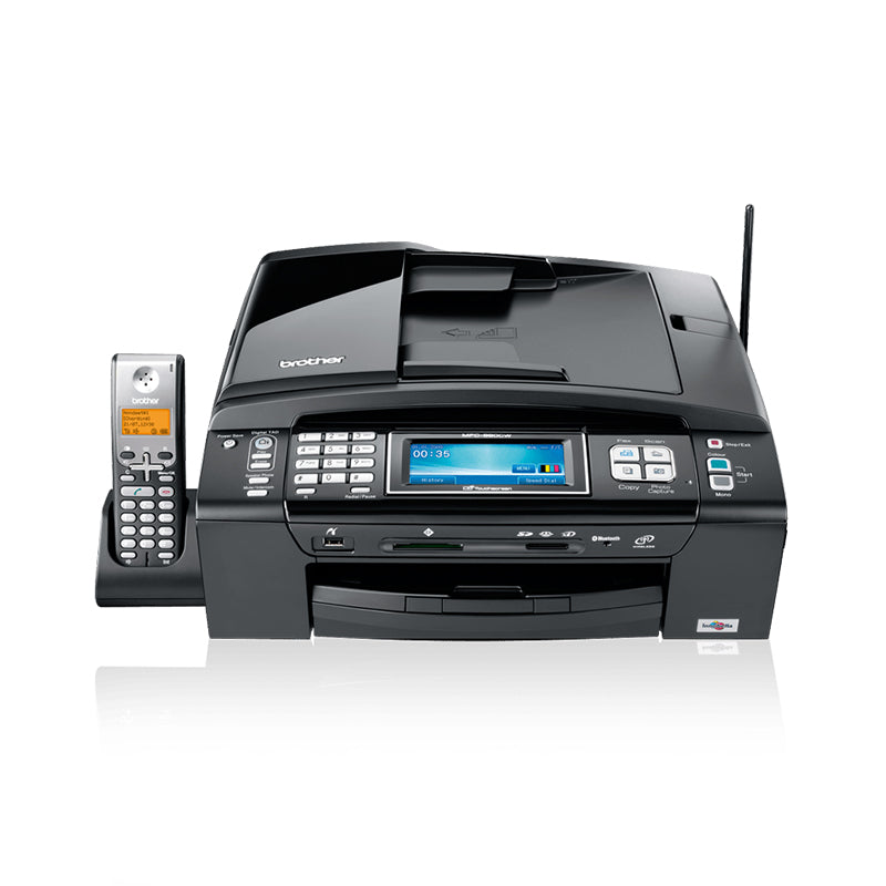 Brother MFC-990CW multifunction printer with touchscreen and wireless capability.