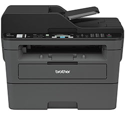 Brother MFC-L2710DW 4-in-1 monochrome laser printer with duplex printing.