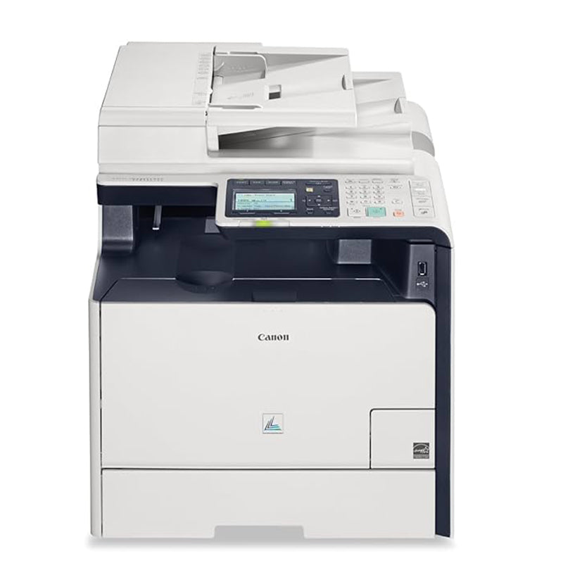 Canon i-SENSYS MF-8580CDW multifunction color laser printer with duplex and network features, front view.