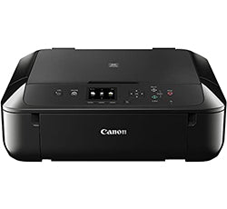 Canon PIXMA MG5750 multifunction inkjet printer, black, supports printing, scanning, copying with Wi-Fi connectivity.