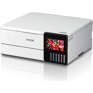 Epson EcoTank ET-8500 printer featuring high print quality and efficient ink tank system for cost-effective and eco-friendly printing.