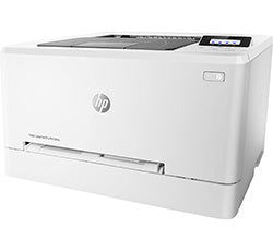HP Color LaserJet Pro M254nw printer with high speed and wireless printing capabilities, ideal for small offices or home use.