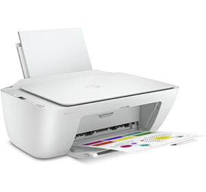 HP Deskjet 2710 All-in-One printer with color output, featuring print, scan, and copy functions, supports Wi-Fi printing.