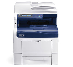 Xerox WorkCentre 6605 multifunction color laser printer with copier, scanner, and fax features for small to medium workgroups.