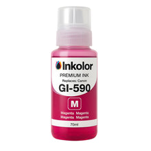 Canon GI-590M compatible magenta ink cartridge, premium quality, 70ml for vibrant color printing.