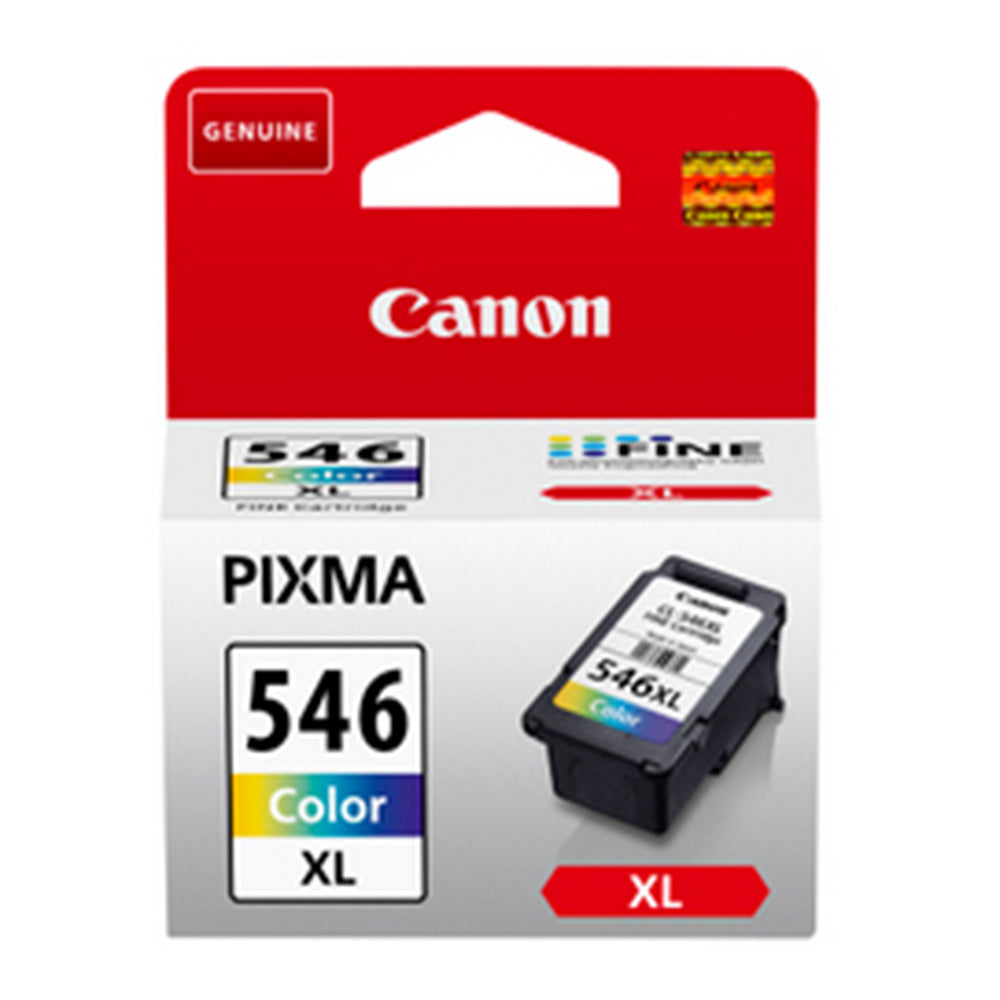 Canon CL-546XL Color Ink Cartridge in packaging, suitable for high-quality photo and document printing on Canon printers.