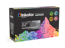 Toner compatível Brother TN-321BK em preto, alta qualidade de impressão para ambientes de escritório e em casa, capacidade para 2.500 páginas.
