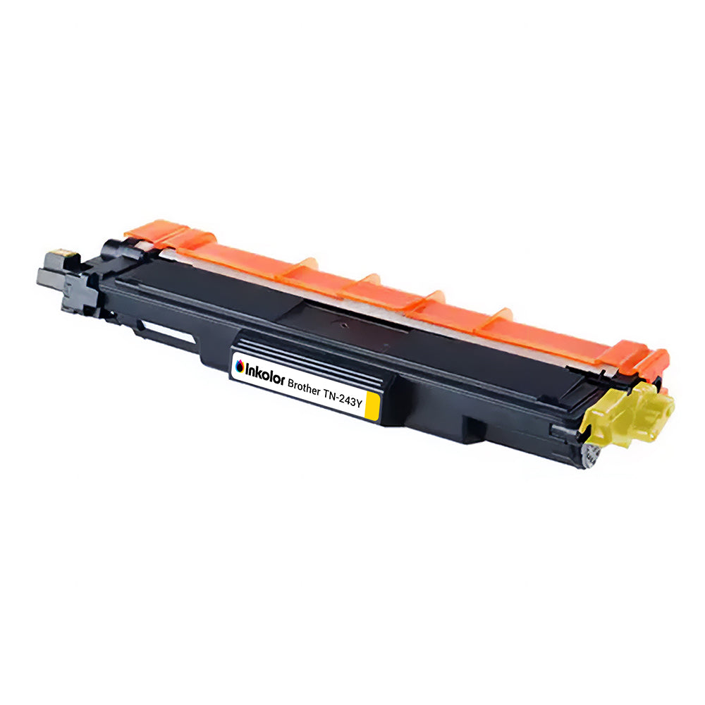 Toner amarelo Brother TN-243Y compatível para impressões a cores vivas, ideal para utilização no escritório e em casa, capacidade de impressão até 1.000 páginas.
