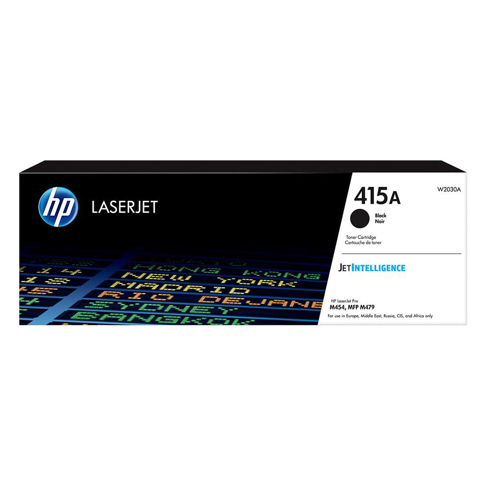 HP 415A (W2030A) kompatibler schwarzer Toner, hochwertige Druckqualität, für 2.400 Seiten, ideal für Büros, HP LaserJet Verpackung.
