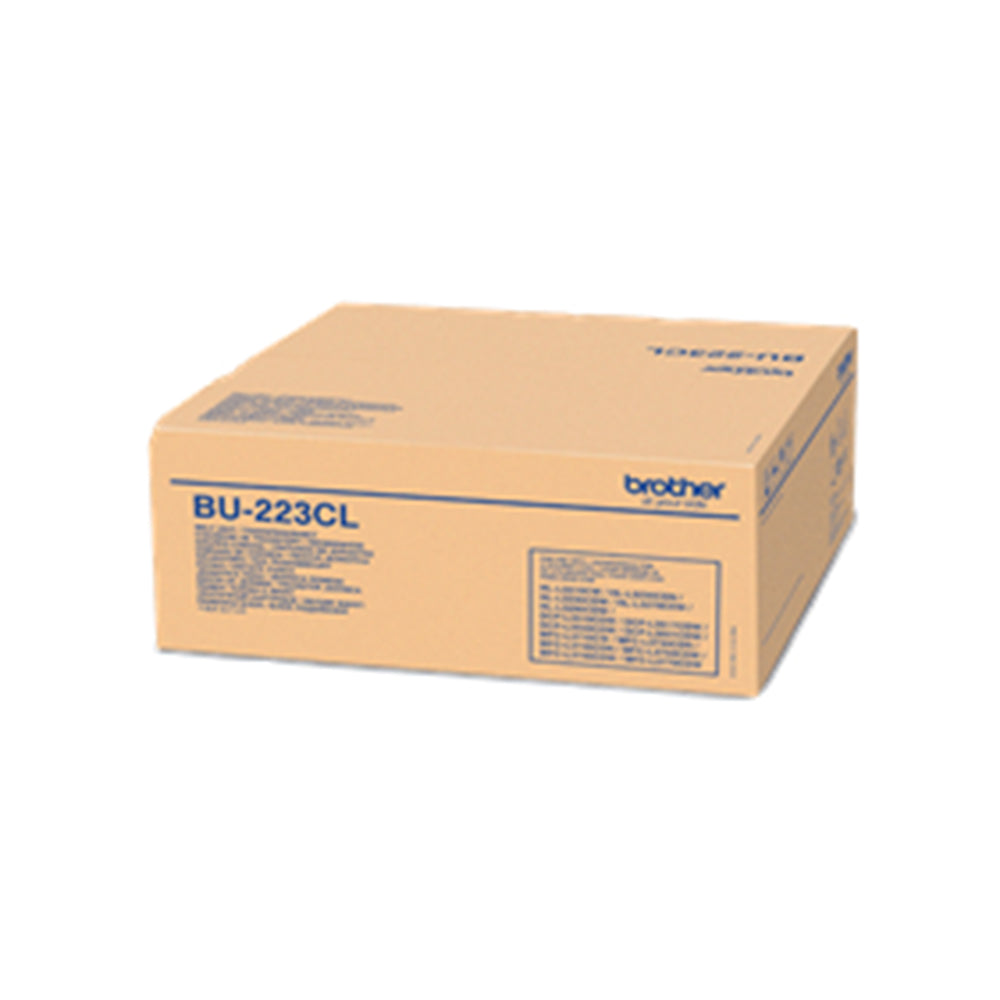 Caixa de correia de transferência Brother BU-223CL para impressoras laser com elevada capacidade até 50.000 páginas, garantindo impressões a cores vibrantes e durabilidade.