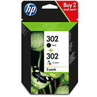 HP Combopack 302 BK/color